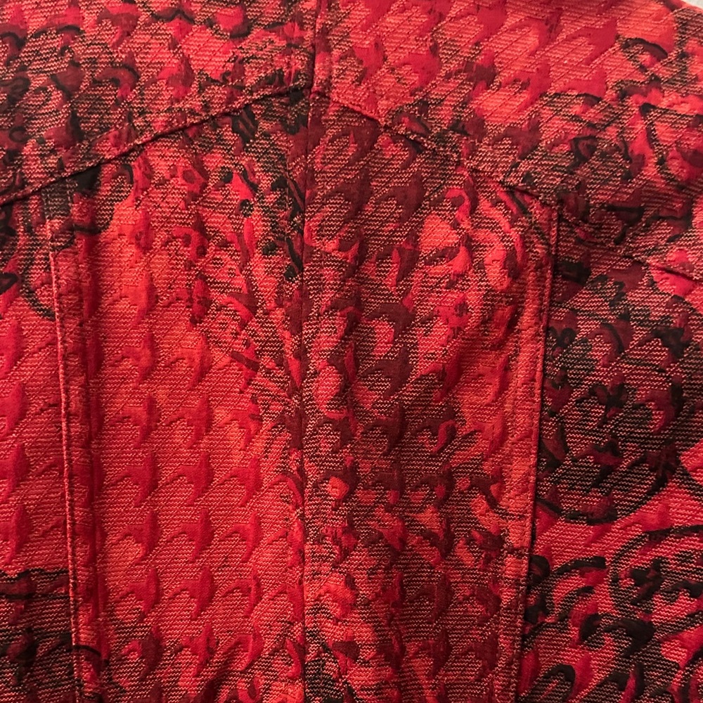 Chico's Red and Black Jacket with Pockets - Preloved - Picture 6 of 11